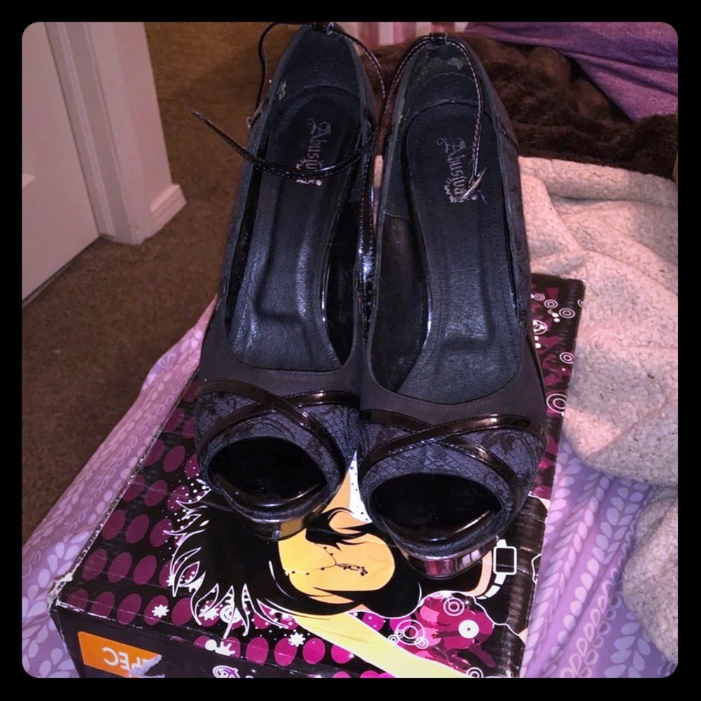 Black high heels